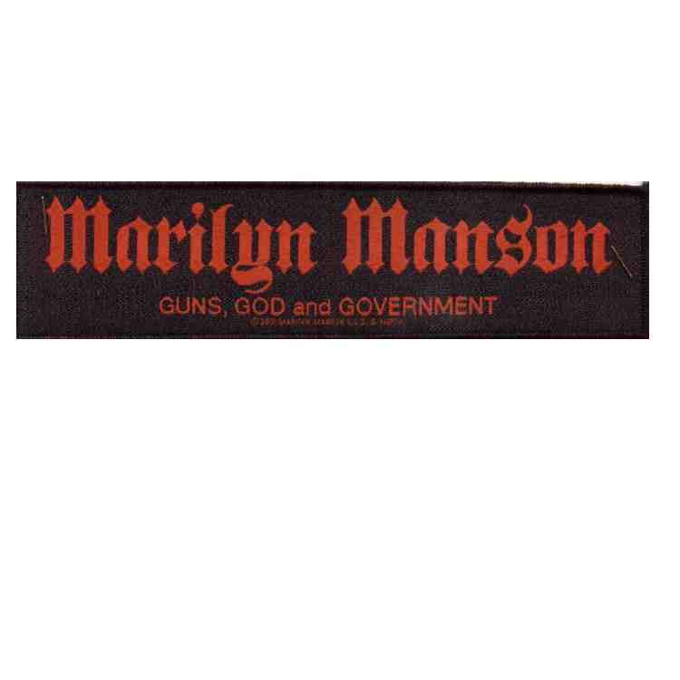 Tygmärke Marilyn Manson